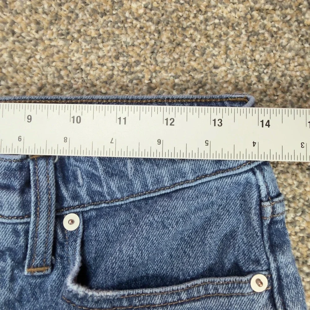 Madwell The Perfect Vintage Jean Womens 27 Medium Wash High Rise Straight Denim